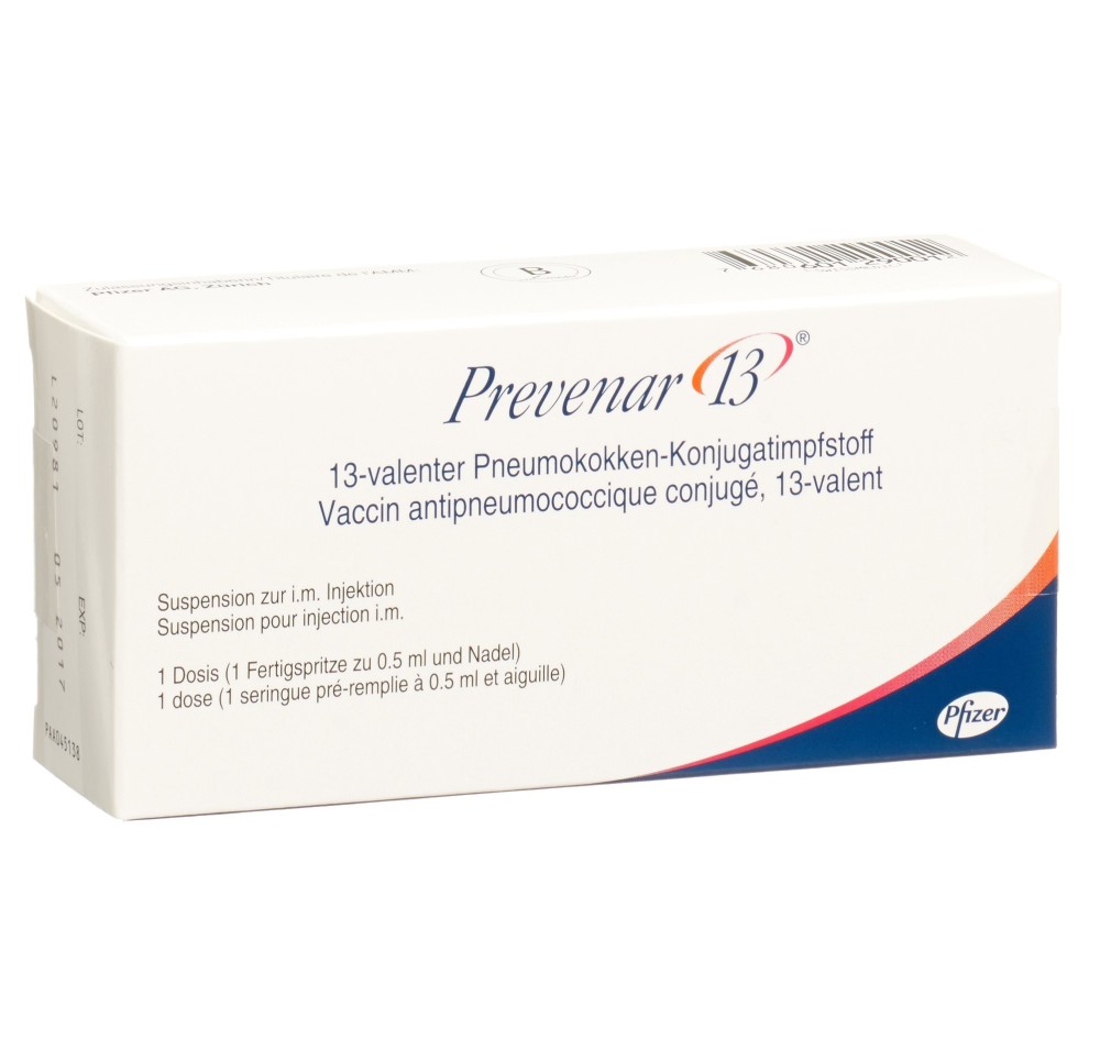PREVENAR 13 av aiguilles ser pré 0.5 ml