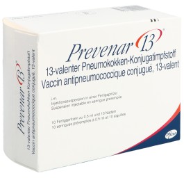 PREVENAR 13 av aiguilles 10 ser pré 0.5 ml