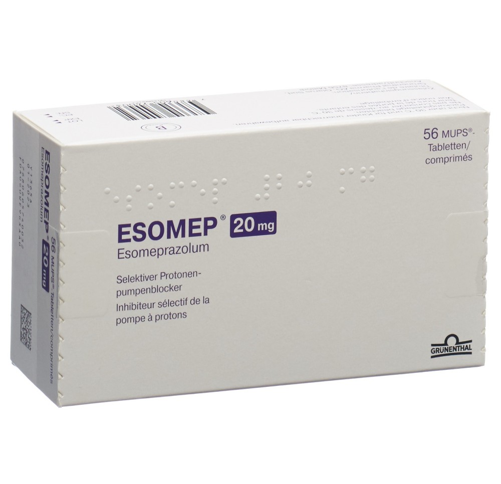 ESOMEP MUPS cpr 20 mg 56 pce