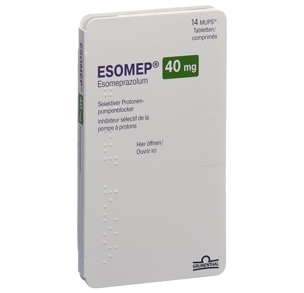 ESOMEP MUPS cpr 40 mg 14 pce