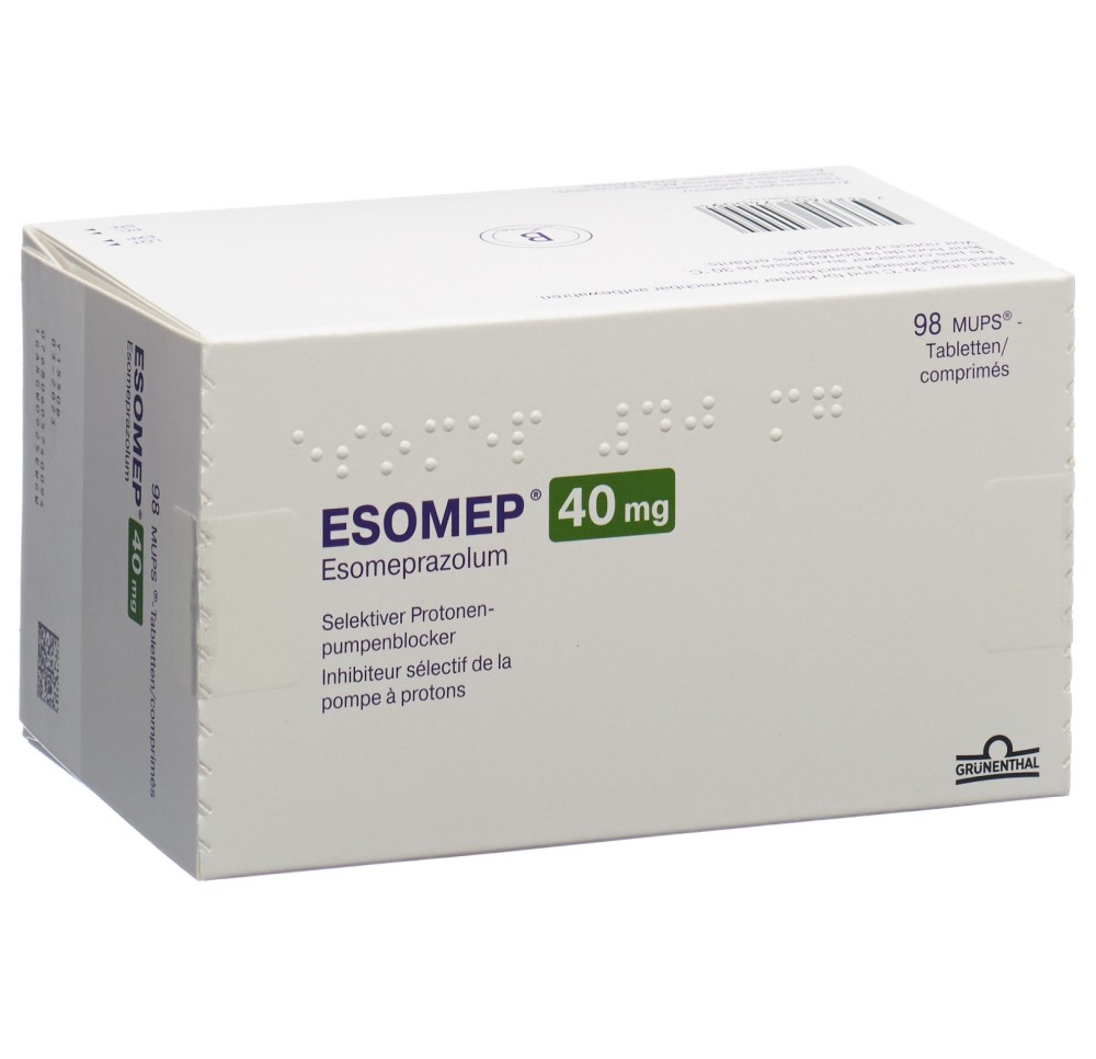 ESOMEP MUPS cpr 40 mg 98 pce