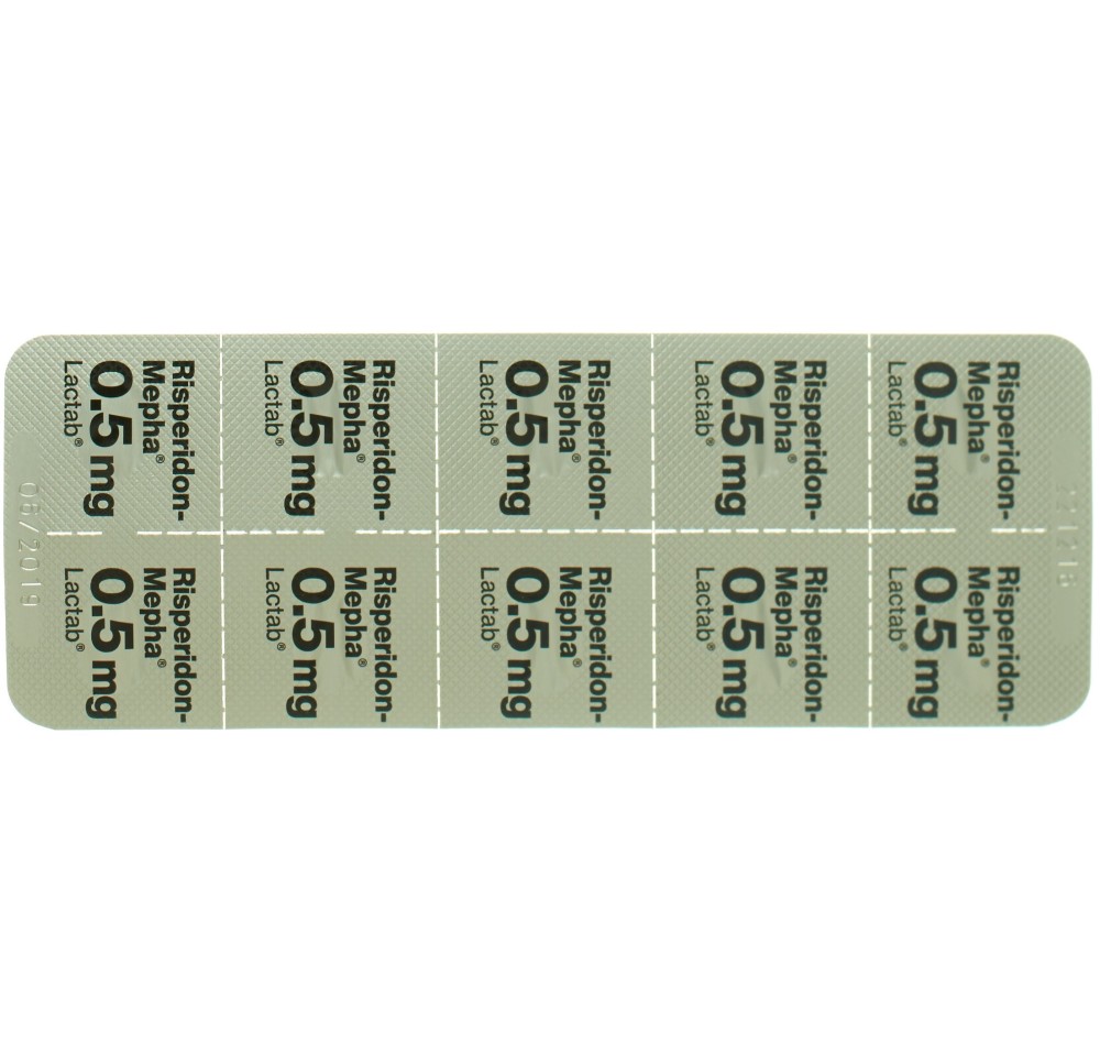 RISPERIDON Mepha Lactab 0.5 mg 60 pce