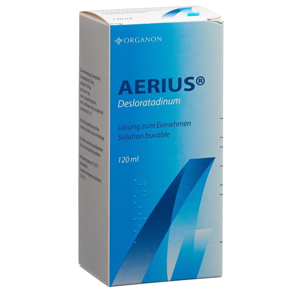 AERIUS solution buvable 0.5 mg/ml fl 120 ml