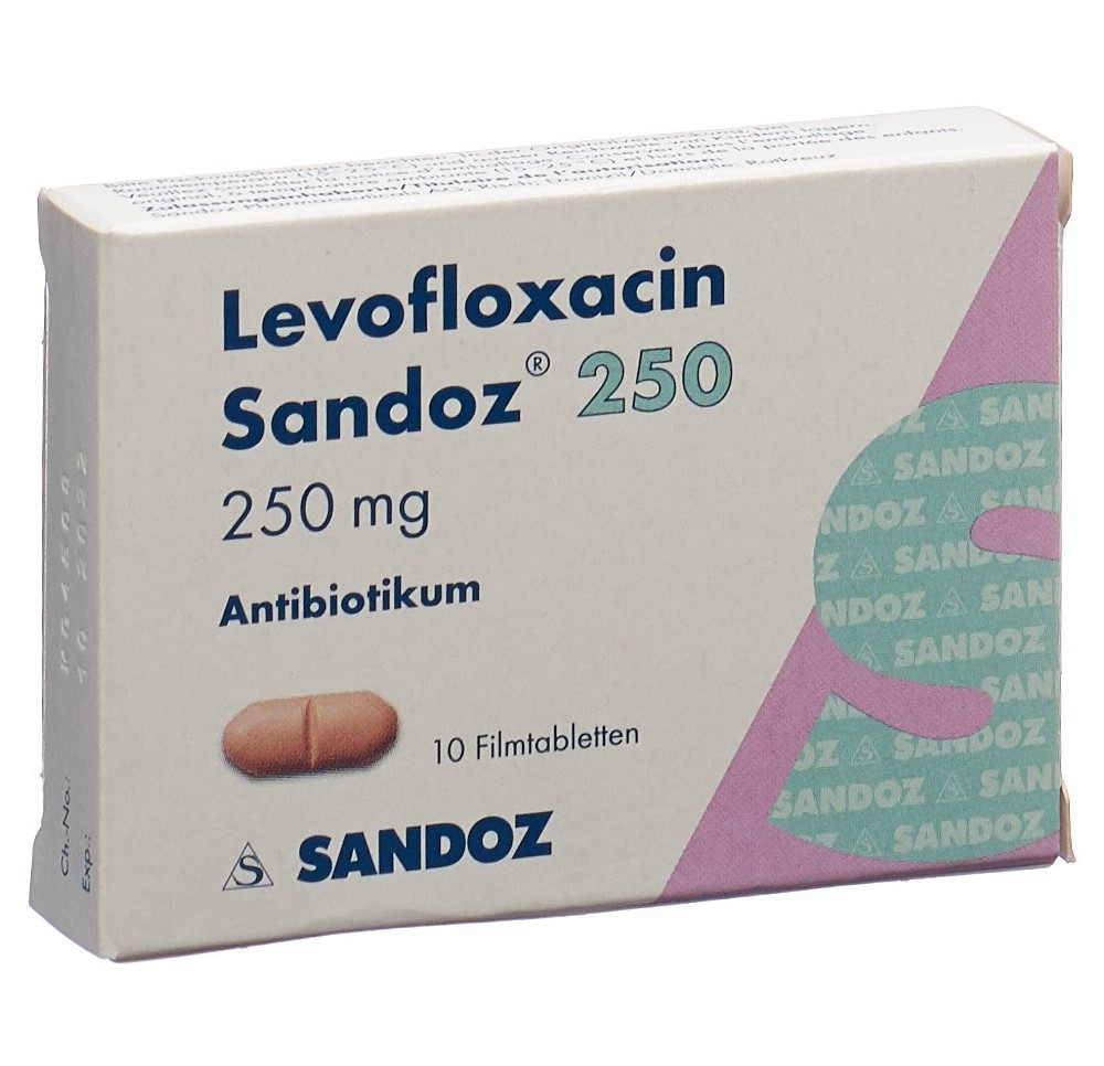 LEVOFLOXACINE Sandoz cpr pell 250 mg 10 pce
