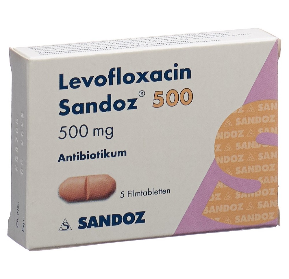 LEVOFLOXACINE Sandoz cpr pell 500 mg 5 pce