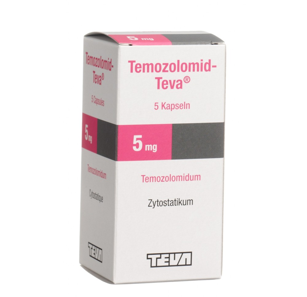 TEMOZOLOMID Teva caps 5 mg fl 5 pce