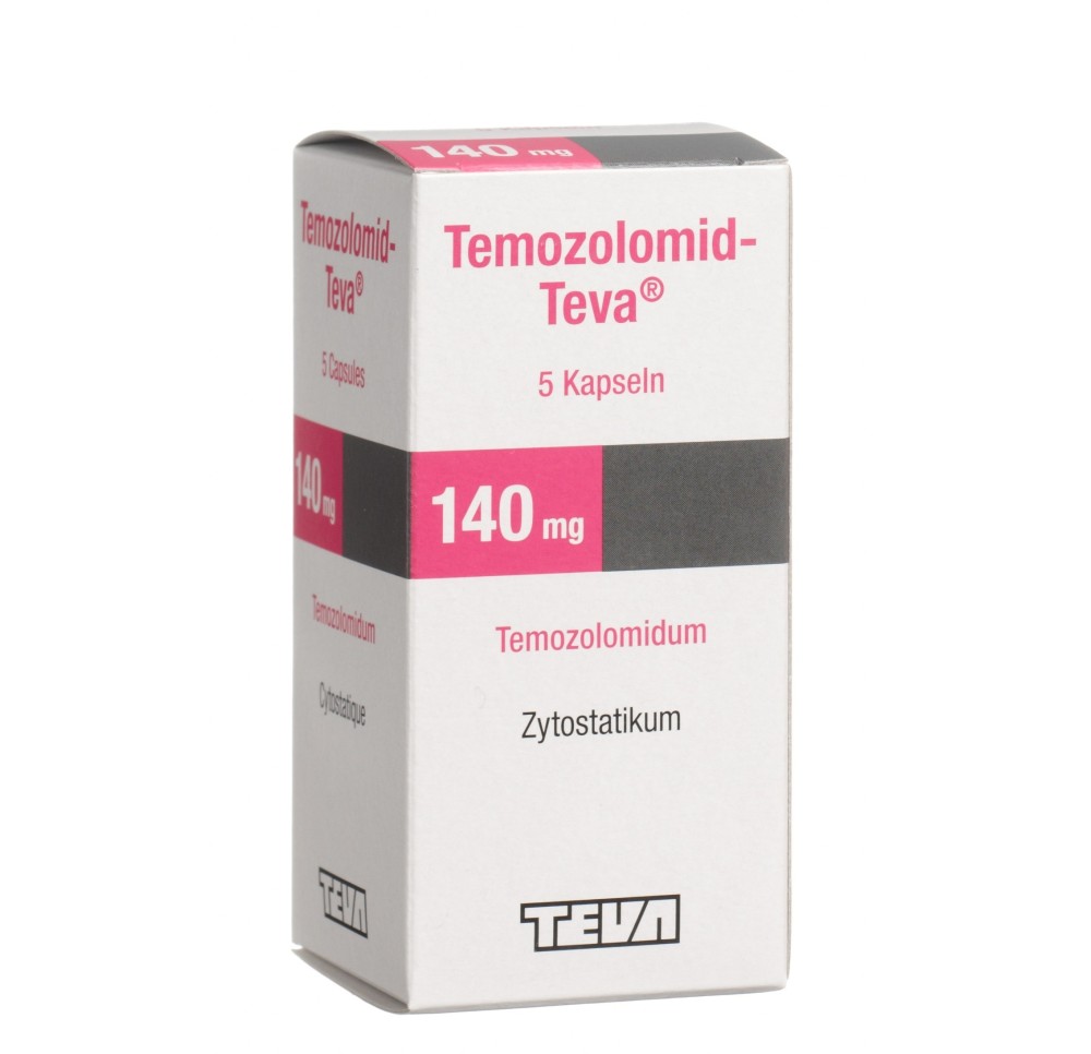 TEMOZOLOMID Teva caps 140 mg fl 5 pce
