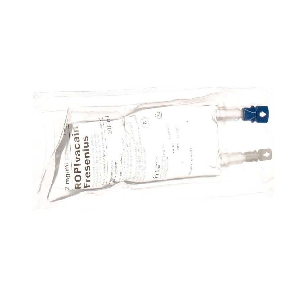 ROPIVACAIN Fresenius 2 mg/ml 200ml Freeflex 5 pce