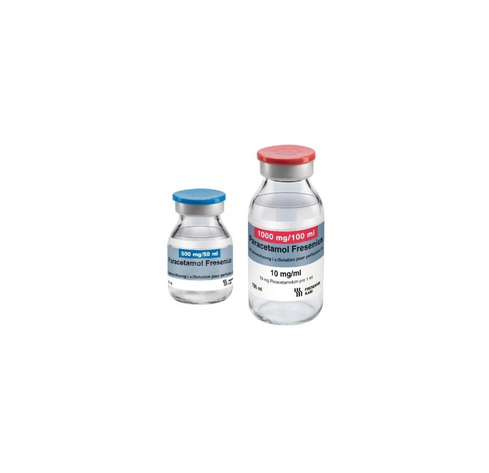 PARACETAMOL Fresenius 500 mg/50ml flacon 10 pce