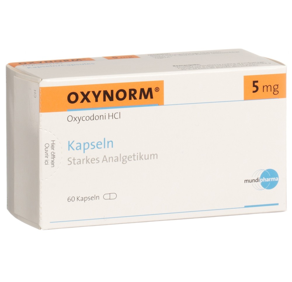 OXYNORM caps 5 mg 60 pce