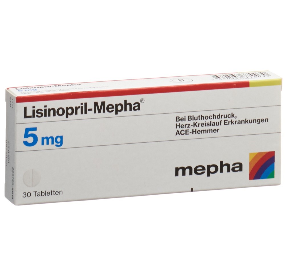 LISINOPRIL Mepha cpr 5 mg 30 pce