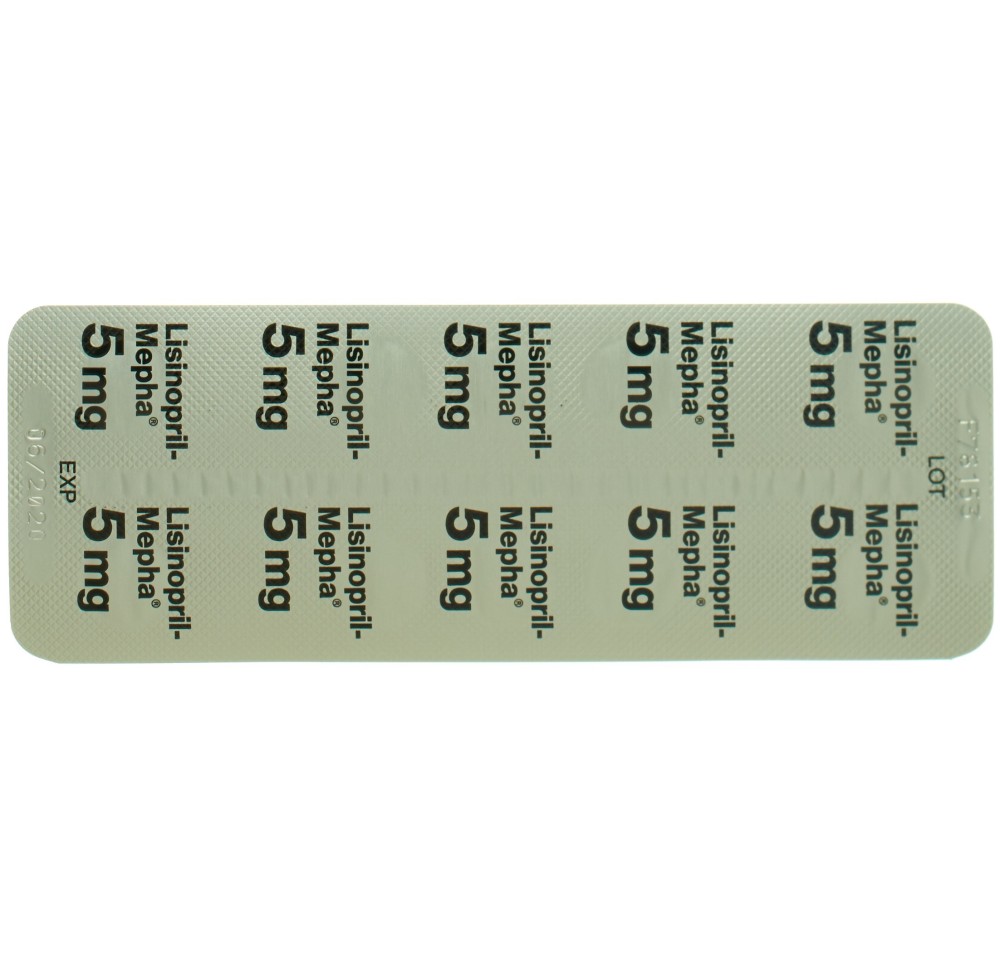 LISINOPRIL Mepha cpr 5 mg 100 pce