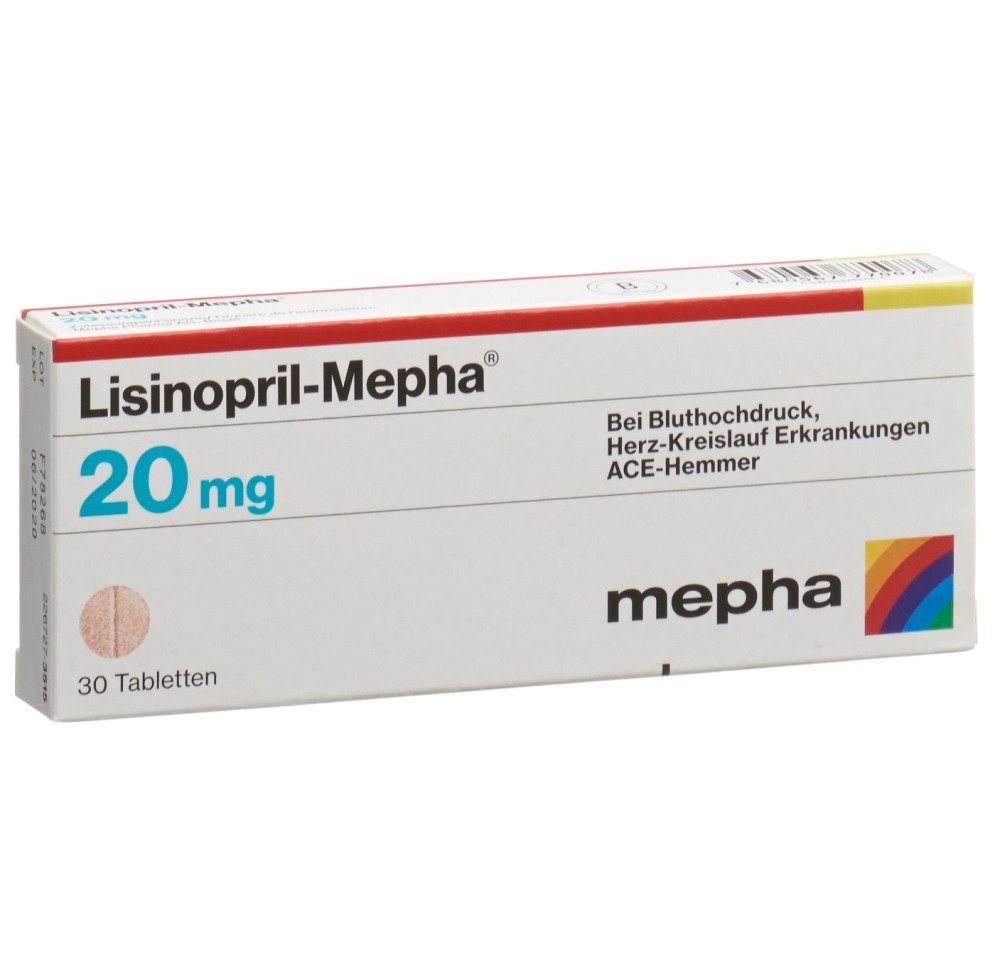 LISINOPRIL Mepha cpr 20 mg 30 pce