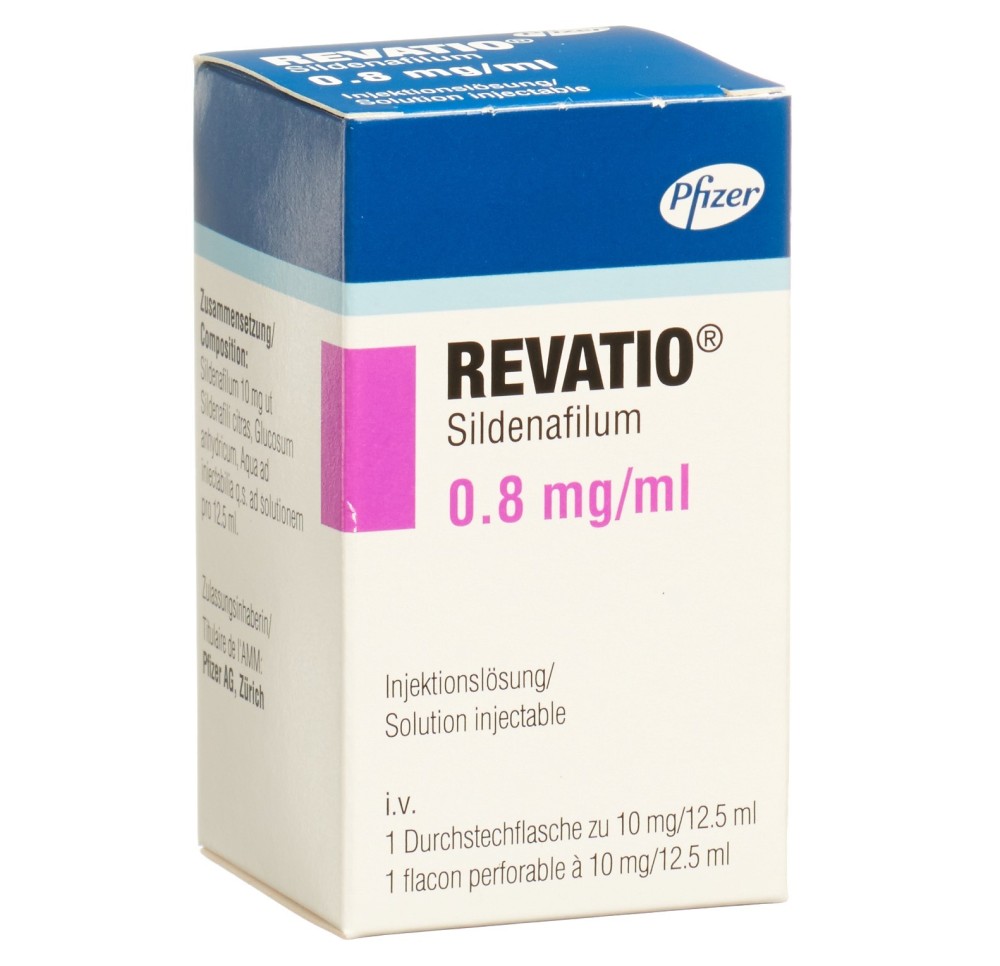 REVATIO sol inj 10 mg/12.5ml flac