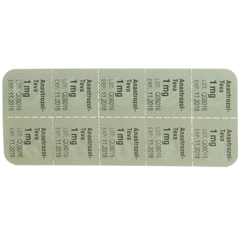 ANASTROZOL Teva cpr pell 1 mg 100 pce