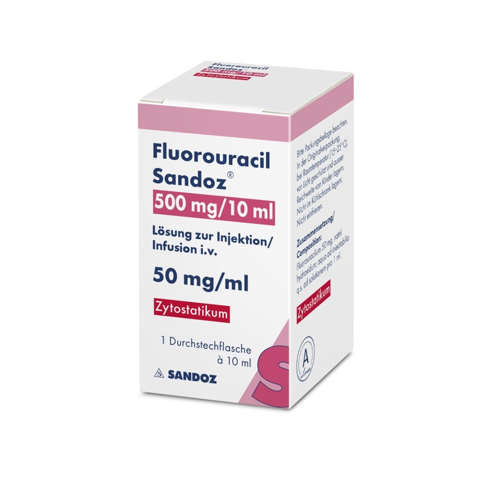 FLUOROURACILE Sandoz 500 mg/10ml flac 10 ml