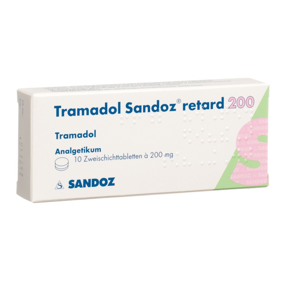 TRAMADOL Sandoz cpr ret 200 mg 10 pce