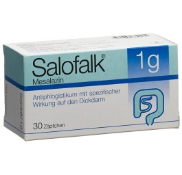 SALOFALK supp 1 g 30 pce