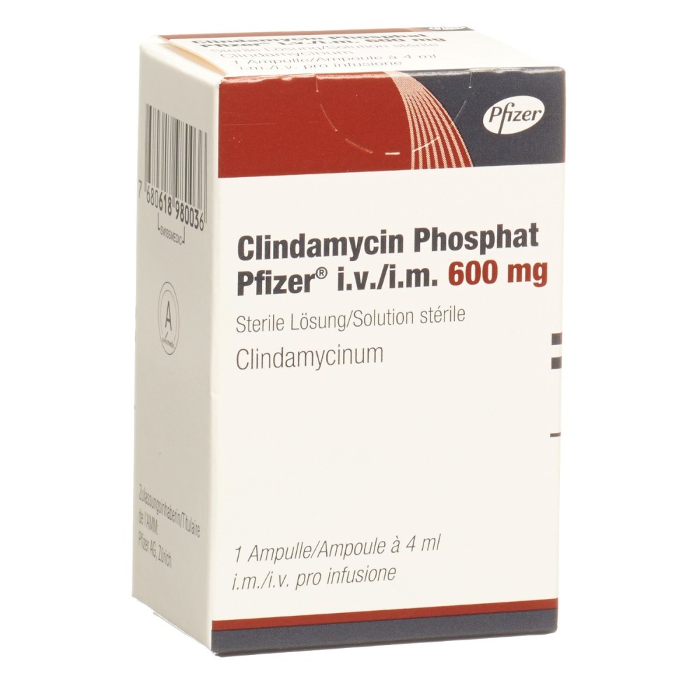 CLINDAMYCIN PHOSPHAT Pfizer 600 mg/4ml amp 4 ml