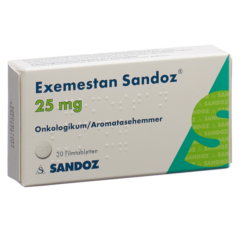 EXEMESTANE Sandoz cpr pell 25 mg 30 pce