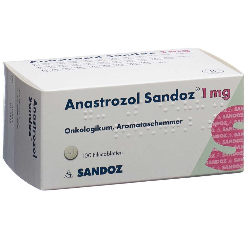 ANASTROZOLE Sandoz cpr pell 1 mg 100 pce