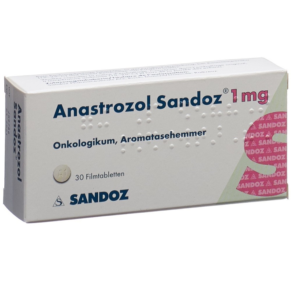 ANASTROZOLE Sandoz cpr pell 1 mg 30 pce