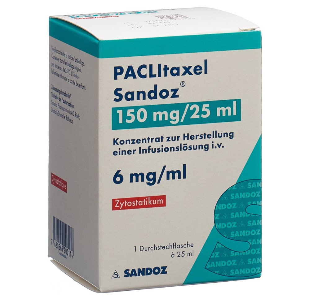 PACLITAXEL Sandoz 150 mg/25ml flac 25 ml