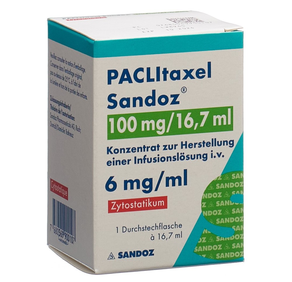 PACLITAXEL Sandoz 100 mg/16.7ml flac 16.7 ml