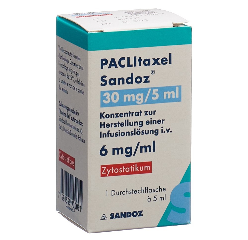 PACLITAXEL Sandoz 30 mg/5ml flac 5 ml