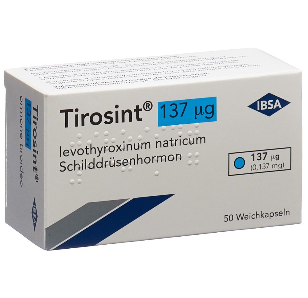 TIROSINT caps moll 137 mcg 50 pce
