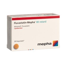 FLUVASTATIN Mepha retard depotabs 80 mg 28 pce