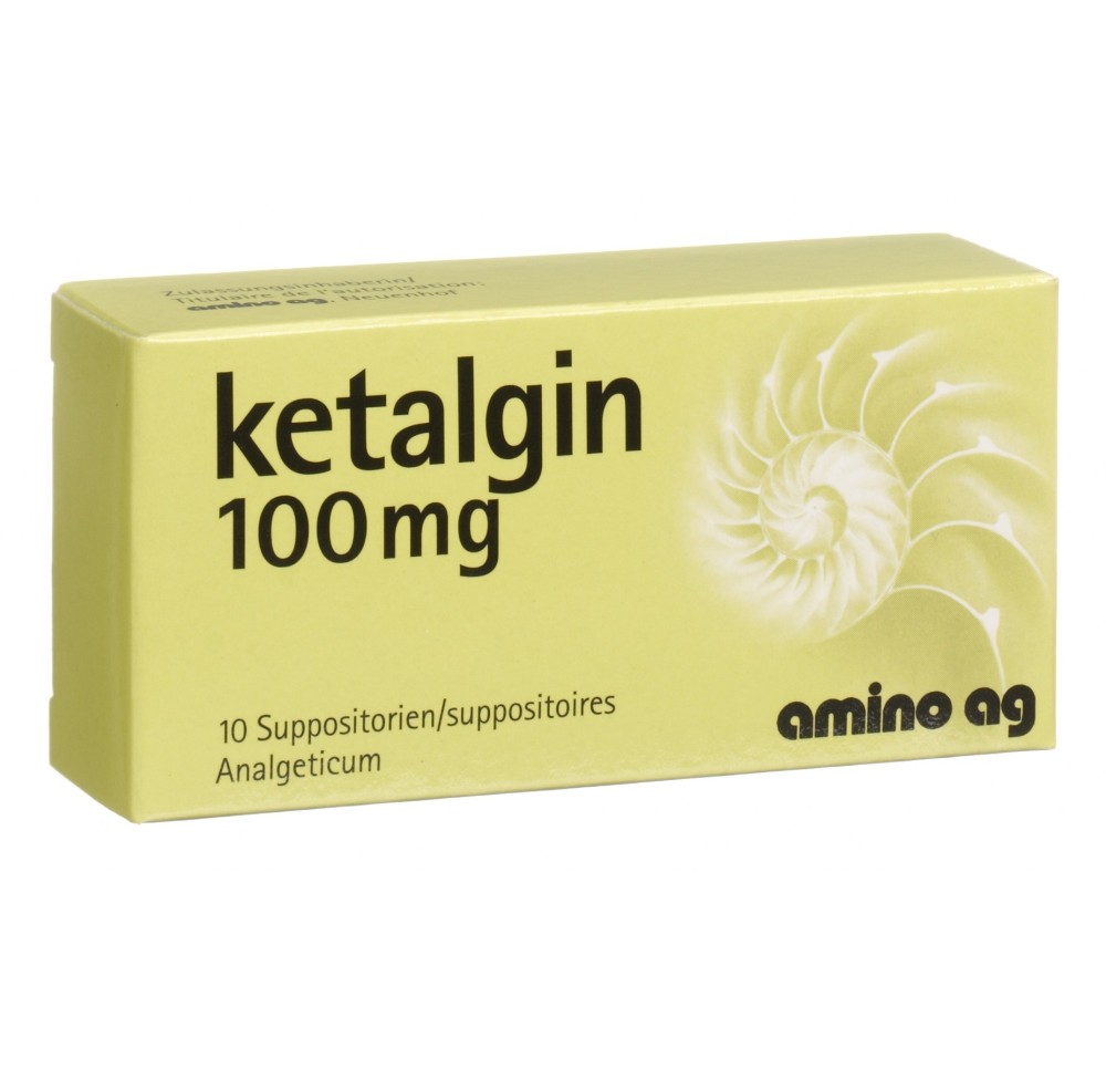 KETALGINE supp 100 mg 10 pce