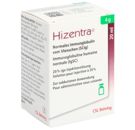 HIZENTRA sol inj 4 g/20ml flac 20 ml