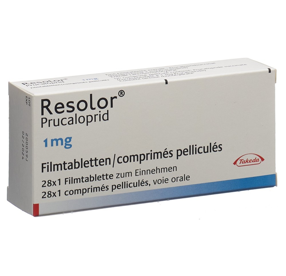 RESOLOR cpr pell 1 mg 28 pce