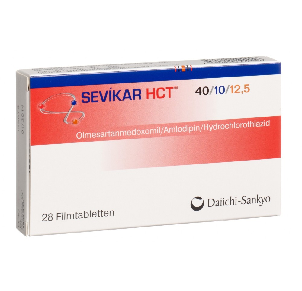 SEVIKAR HCT cpr pell 40/10/12.5 mg 28 pce