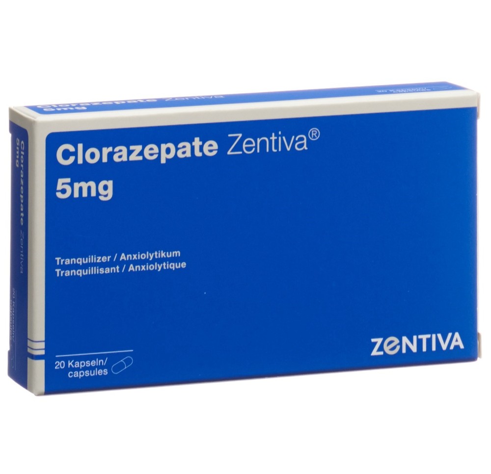 CLORAZEPATE Zentiva caps 5 mg 20 pce