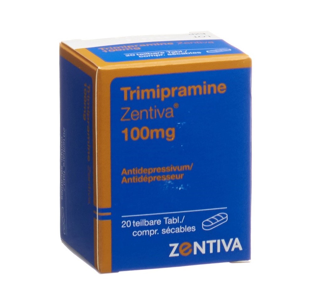 TRIMIPRAMINE Zentiva cpr 100 mg bte 20 pce