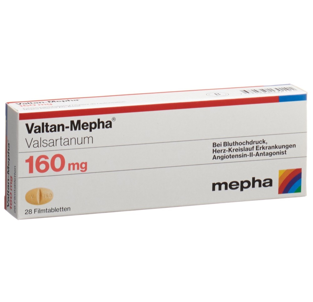 VALTAN Mepha cpr pell 160 mg 28 pce