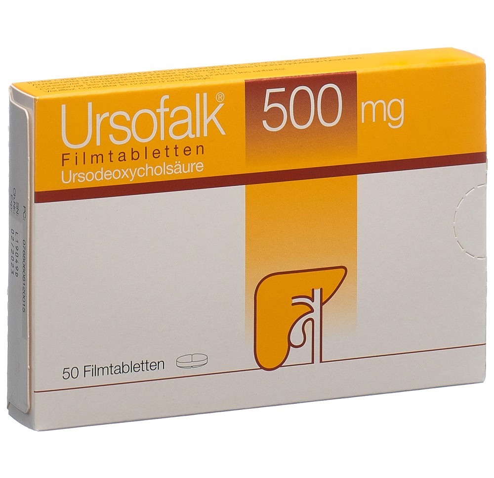 URSOFALK cpr pell 500 mg 50 pce