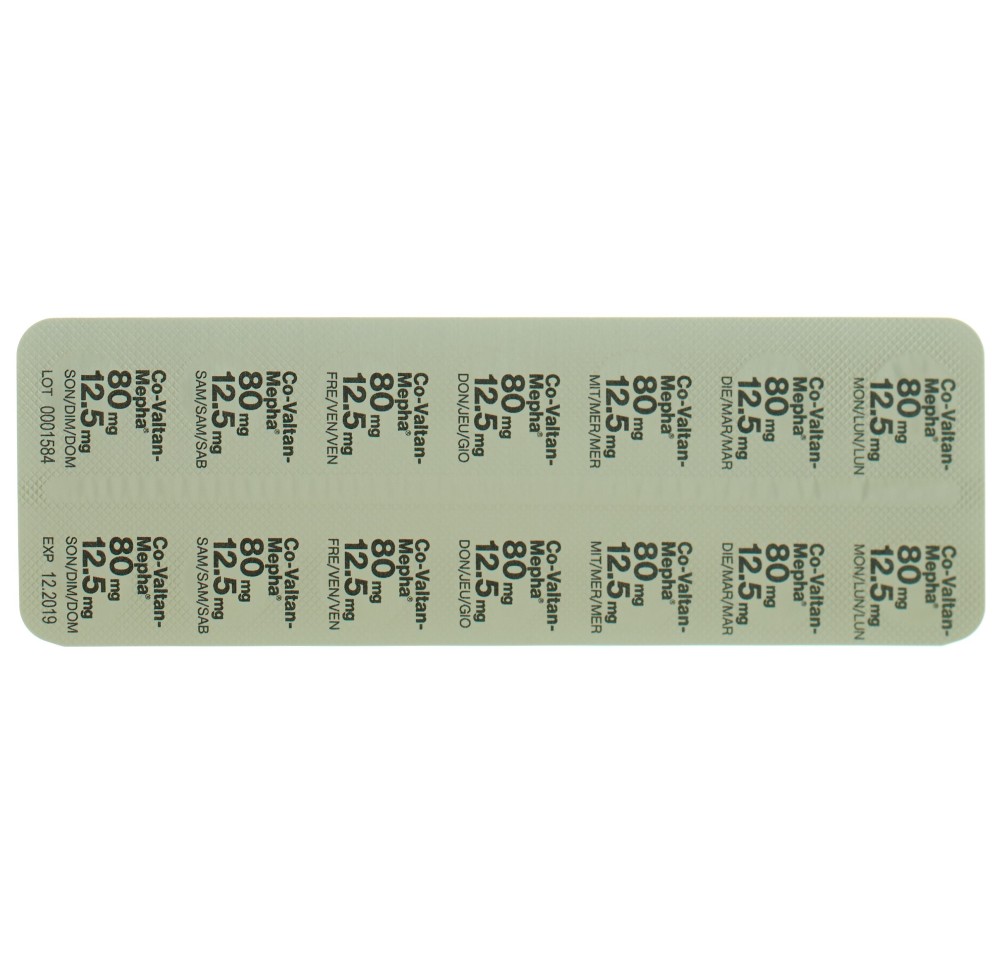 CO-VALTAN Mepha cpr pell 80/12.5 mg 98 pce