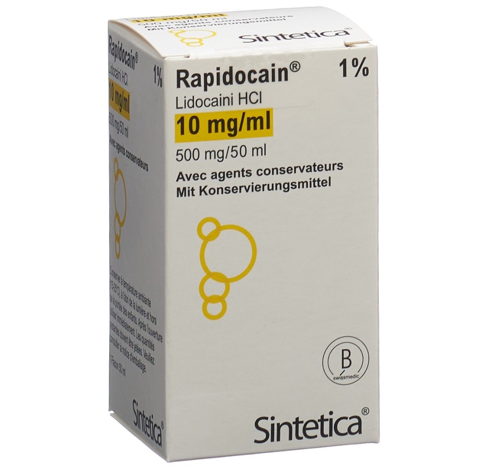 RAPIDOCAIN 500 mg/50ml vial 50 ml