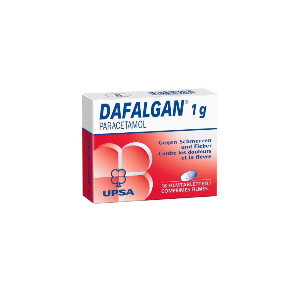 DAFALGAN cpr pell 1 g 16 pce