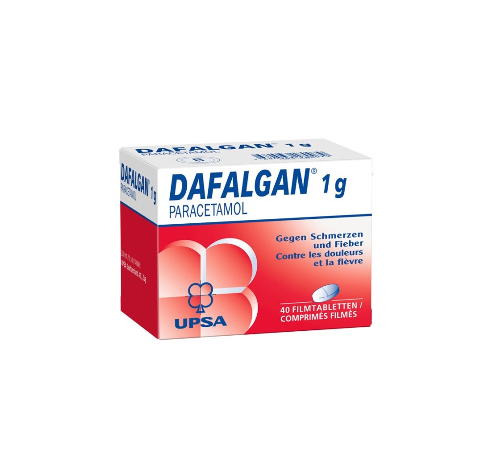 DAFALGAN cpr pell 1 g 40 pce