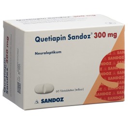 QUETIAPINE Sandoz cpr pell 300 mg 60 pce