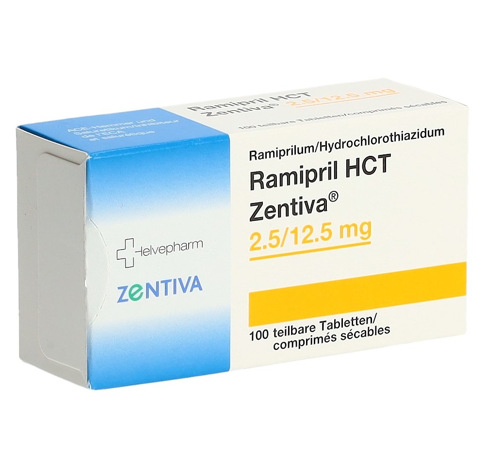 RAMIPRIL HCT Zentiva cpr 2.5/12.5 mg 100 pce