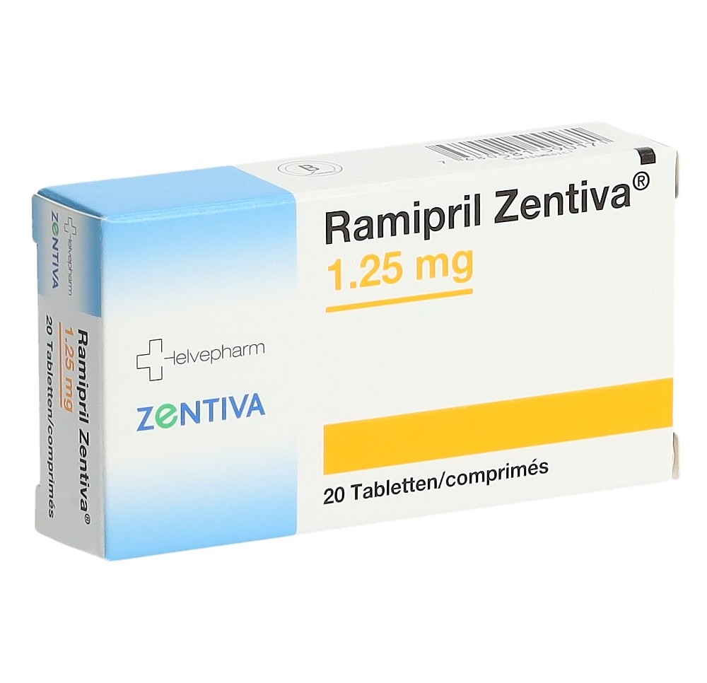 RAMIPRIL Zentiva cpr 1.25 mg 20 pce