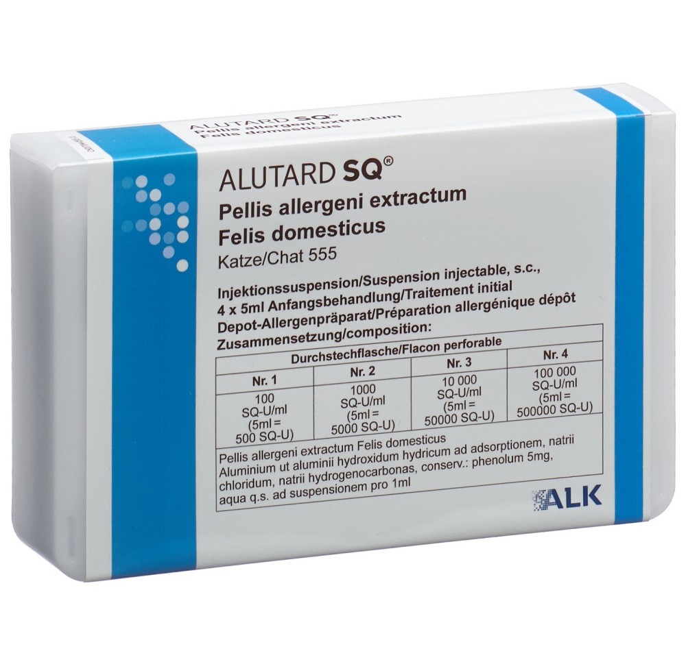 ALUTARD SQ felis domesticus trait dép 4 x 5 ml