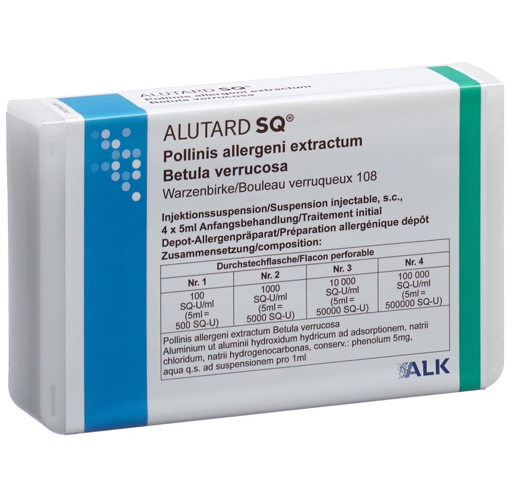ALUTARD SQ betula verrucosa trait dép 4 x 5 ml