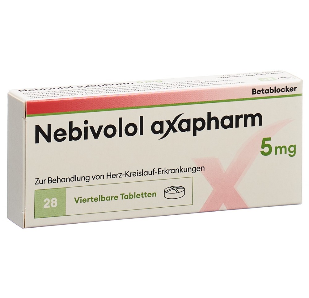 NEBIVOLOL axapharm cpr 5 mg 28 pce