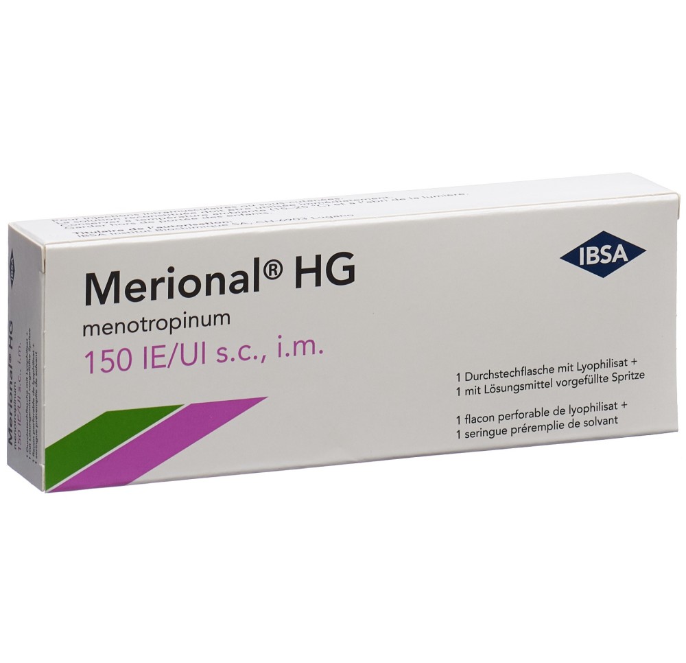 MERIONAL HG 150 UI c solv ser pré